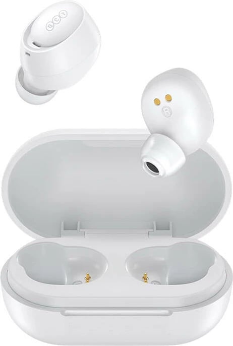 Kufje TWS QCY T27, Bluetooth 5.3, ANC, IPX4, të bardha