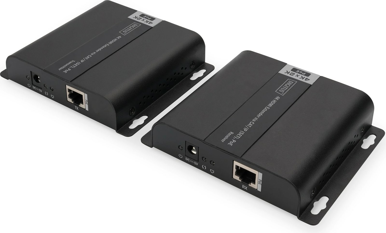 HDMI extender Digitus DS-55124, 4K, PoE, 120m, set, i zi