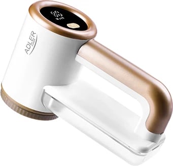 Heqës pushash Adler AD 9617 me LCD, 3 shpejtësi 6500/7500/8500 rpm, bateri 2000 mAh, sipërfaqe pune 6.5 cm, e bardhë-ari