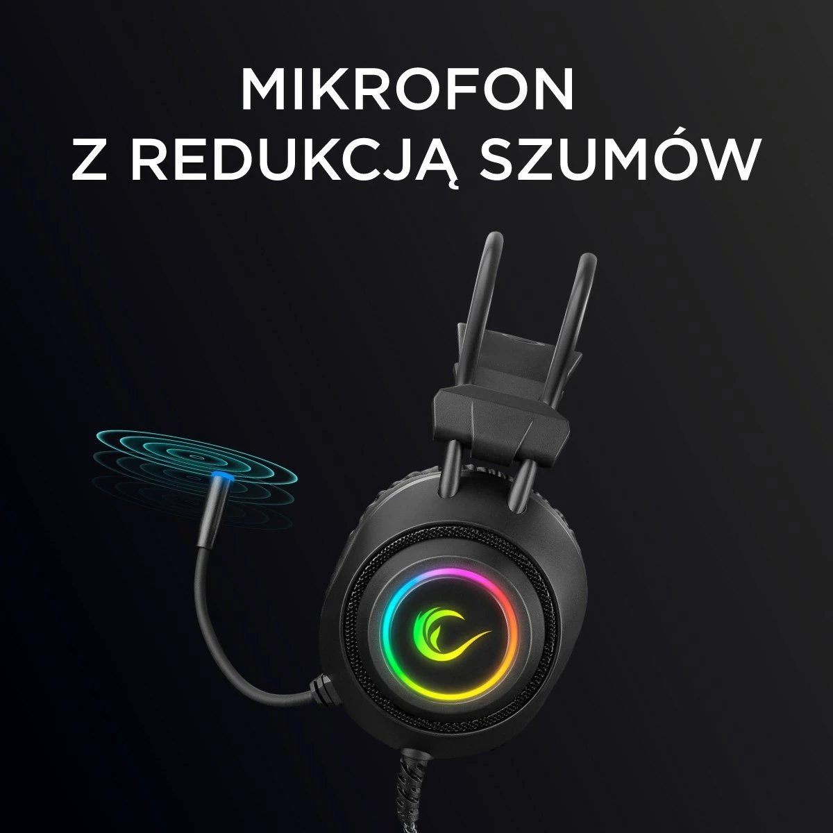 Kufje gaming Rampage RM-K19, me mikrofon, RGB, USB, të zeza-kuqe Kufje gaming Rampage RM-K19, me mikrofon, RGB, USB, të zeza-kuqe