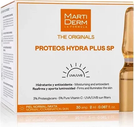Ampula për fytyrë Martiderm Proteoglycans SPF15 unisex 30x2ml