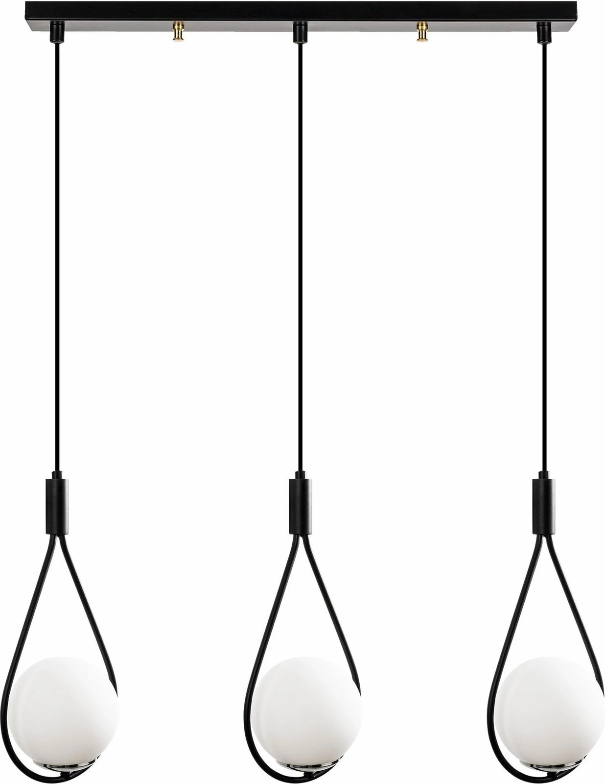 Llambë tavani Opviq Mudoni, e zezë, MR-939, 70x15cm, lartësi 146cm