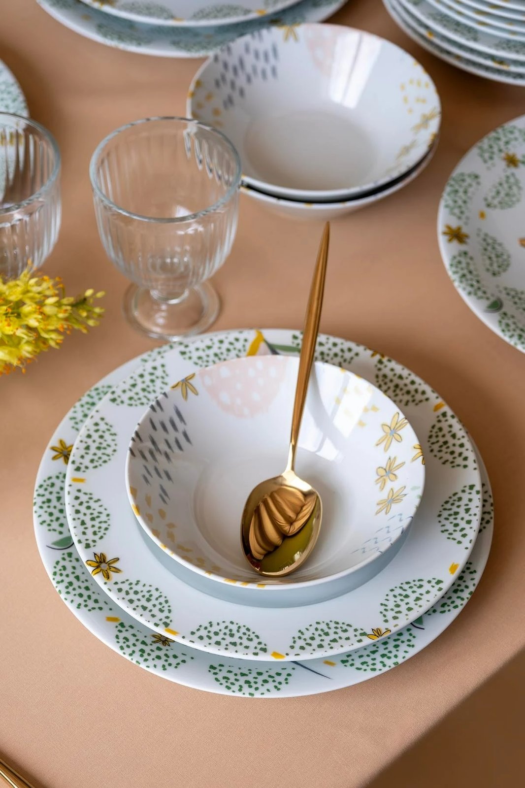 Set enësh për drekë (24 copë), Hermia Concept, NNZG24Y2885700