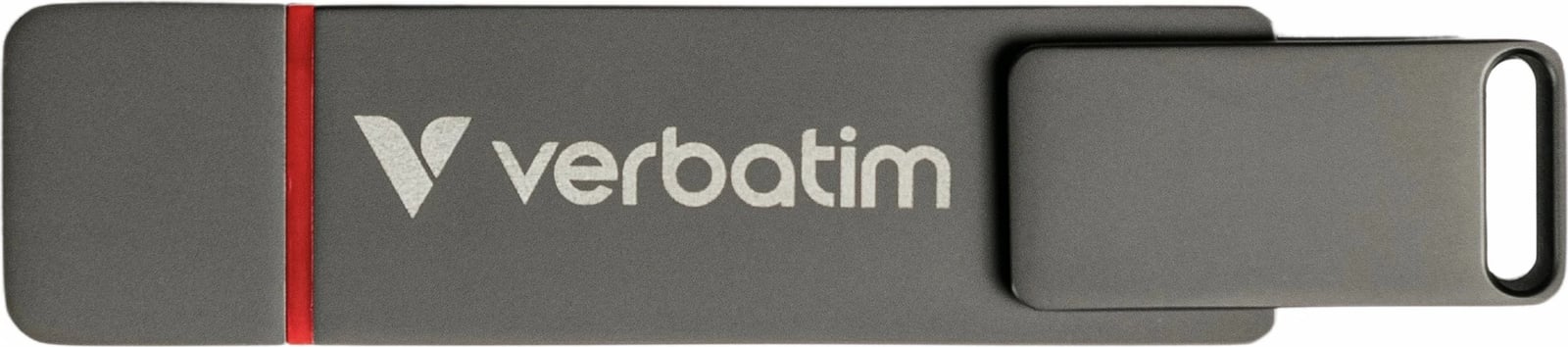 USB flash Verbatim Dual QuickStick 256GB, USB-A/USB-C, 3.2 Gen 1, gri