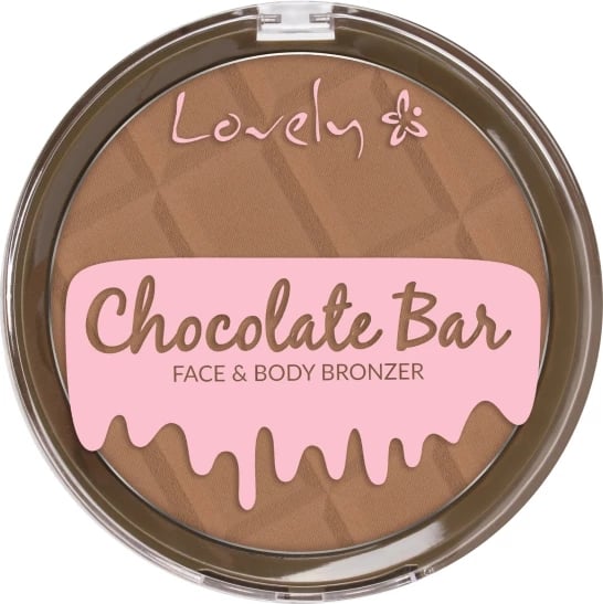Pudër bronzuese për fytyrë dhe trup Lovely Chocolate Bar 2, 15g