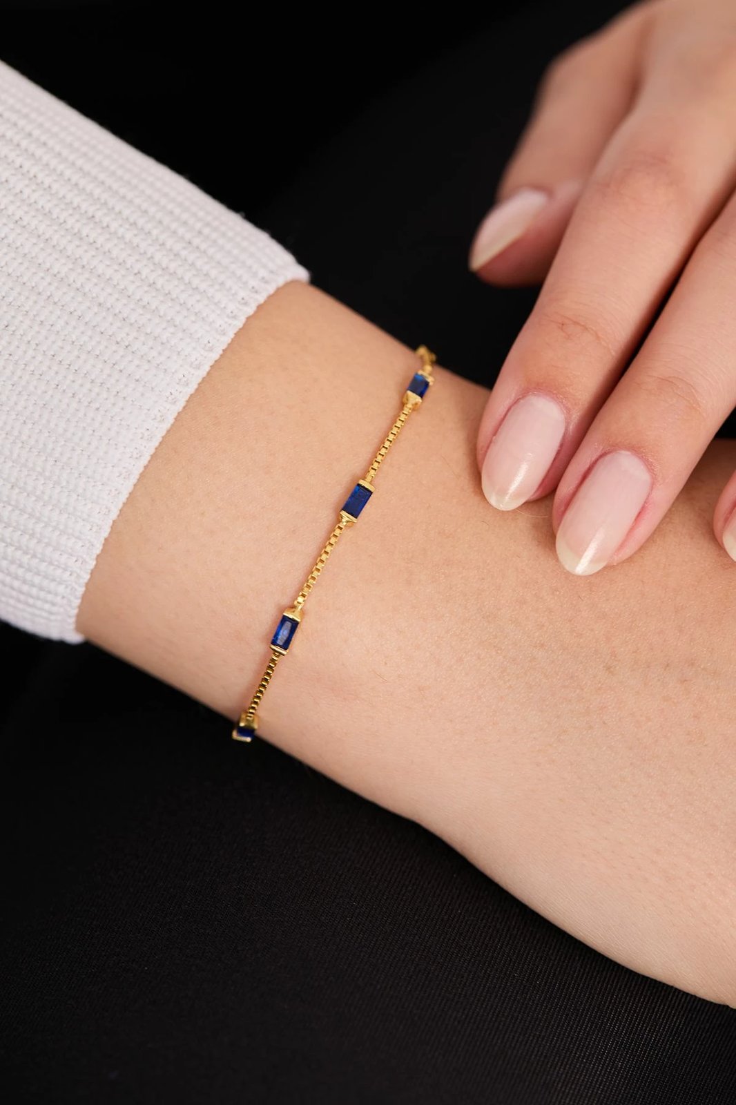 Byzylyk argjendi, ngjyrë blu e errët, Jumeon, TFNY65216Lacivert