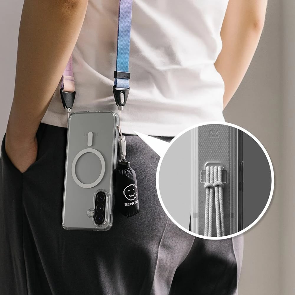 Mbështjellës Ringke Fusion Magnetic MagSafe për Samsung Galaxy A36 / A56 5G, Transparent