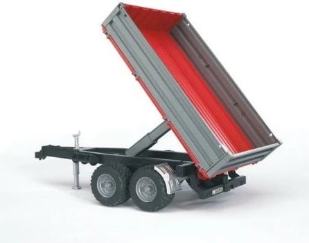 Rimorkio lodër BRUDER BR-02019, plastikë, 1:16, kuqe/argjendtë