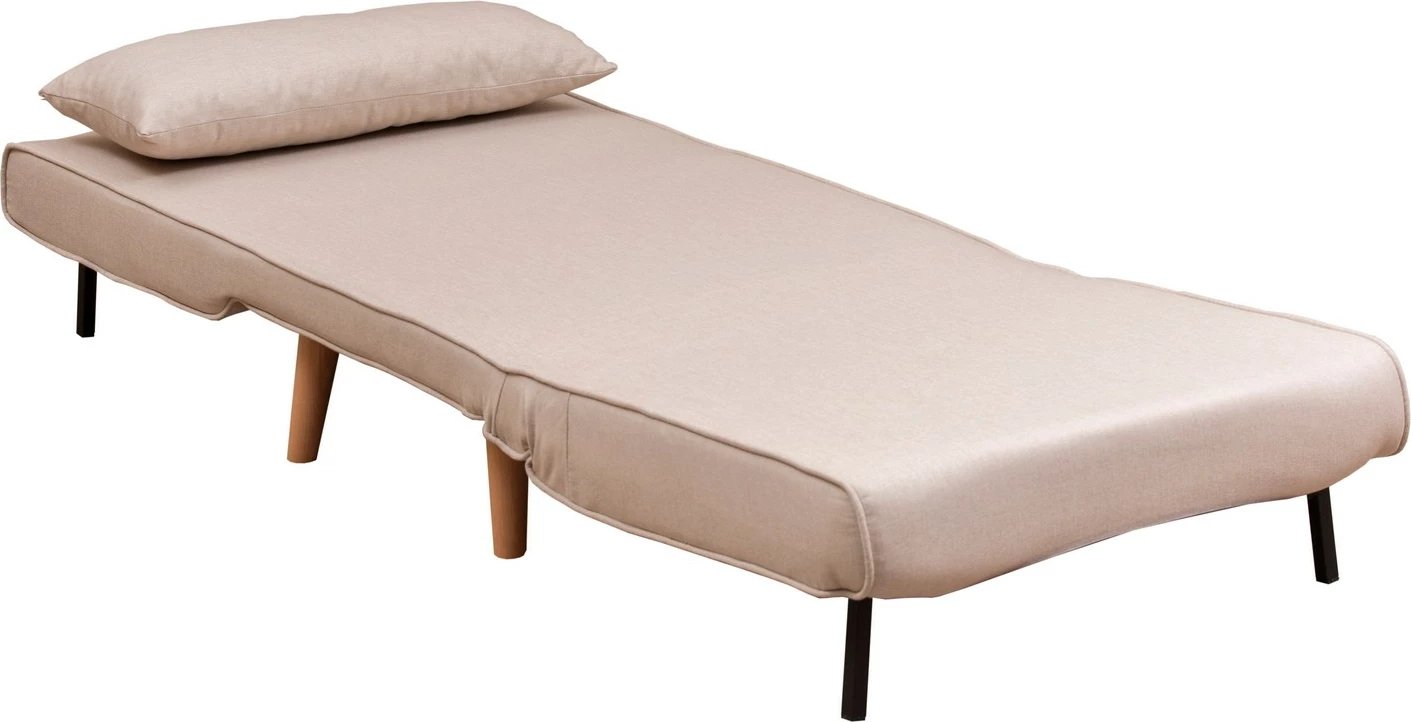 Krevat-karrige një vendës, Atelier del Sofa, Folde Single, krem