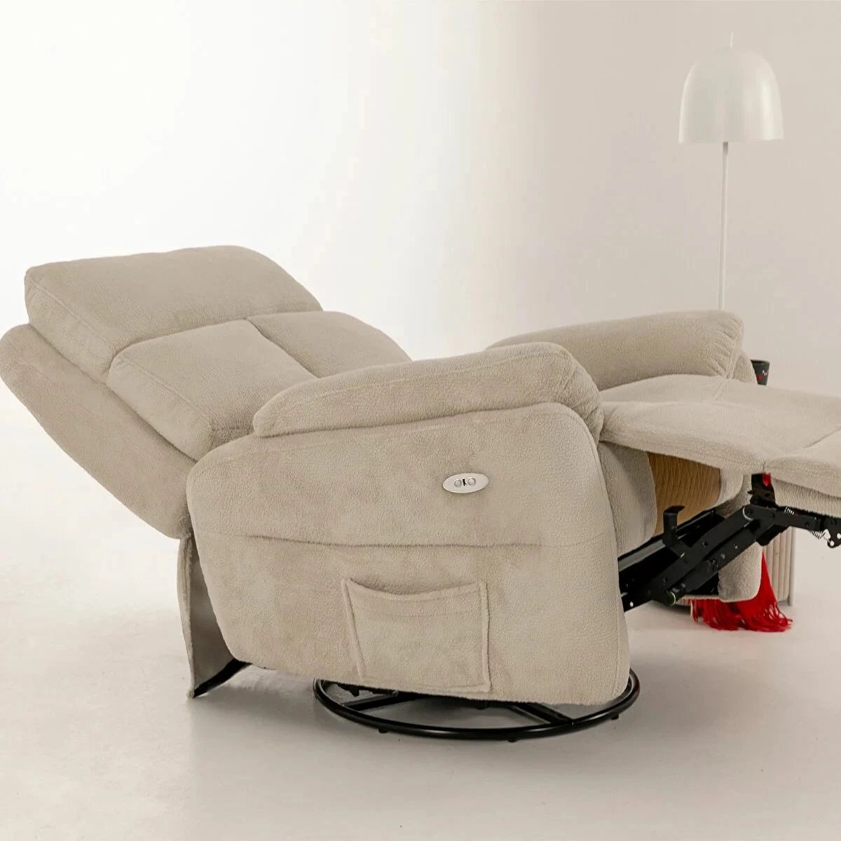 Karrige relaksuese elektrike Comfera, krem, Atelier del Sofa