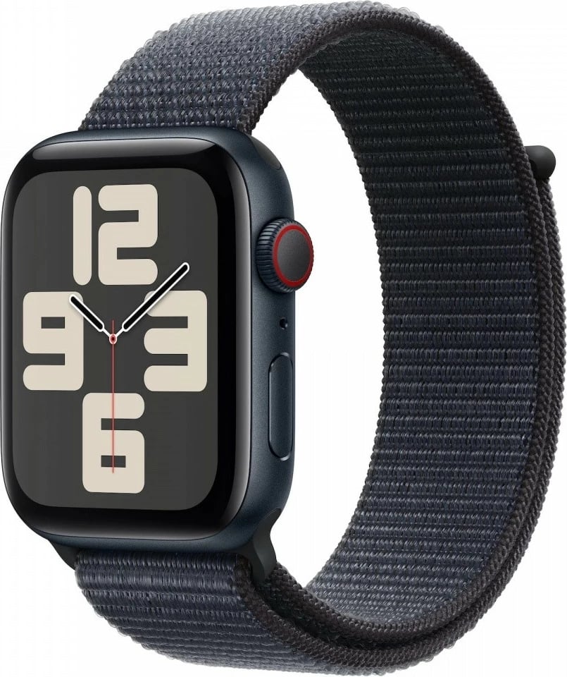 Smartwatch Apple Watch SE GPS + Cellular, 40 mm, 32 GB, midnight me rrip sportiv navy