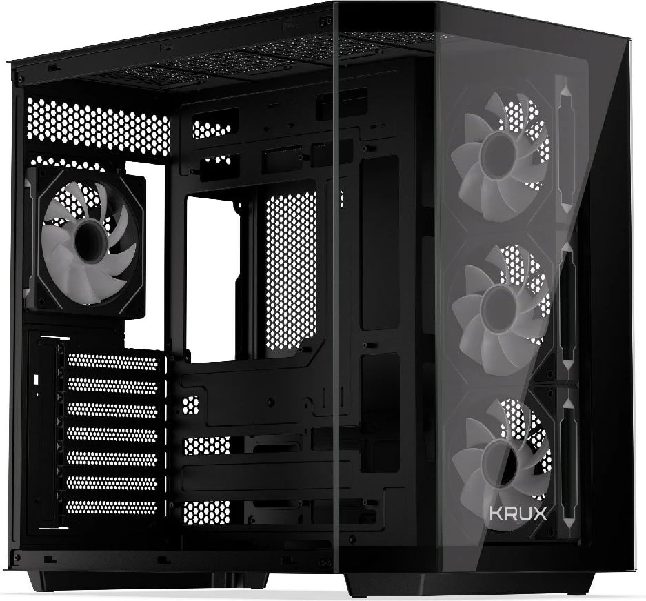 Kasë KRUX Empero KRXD010, për kompjuter, e zezë