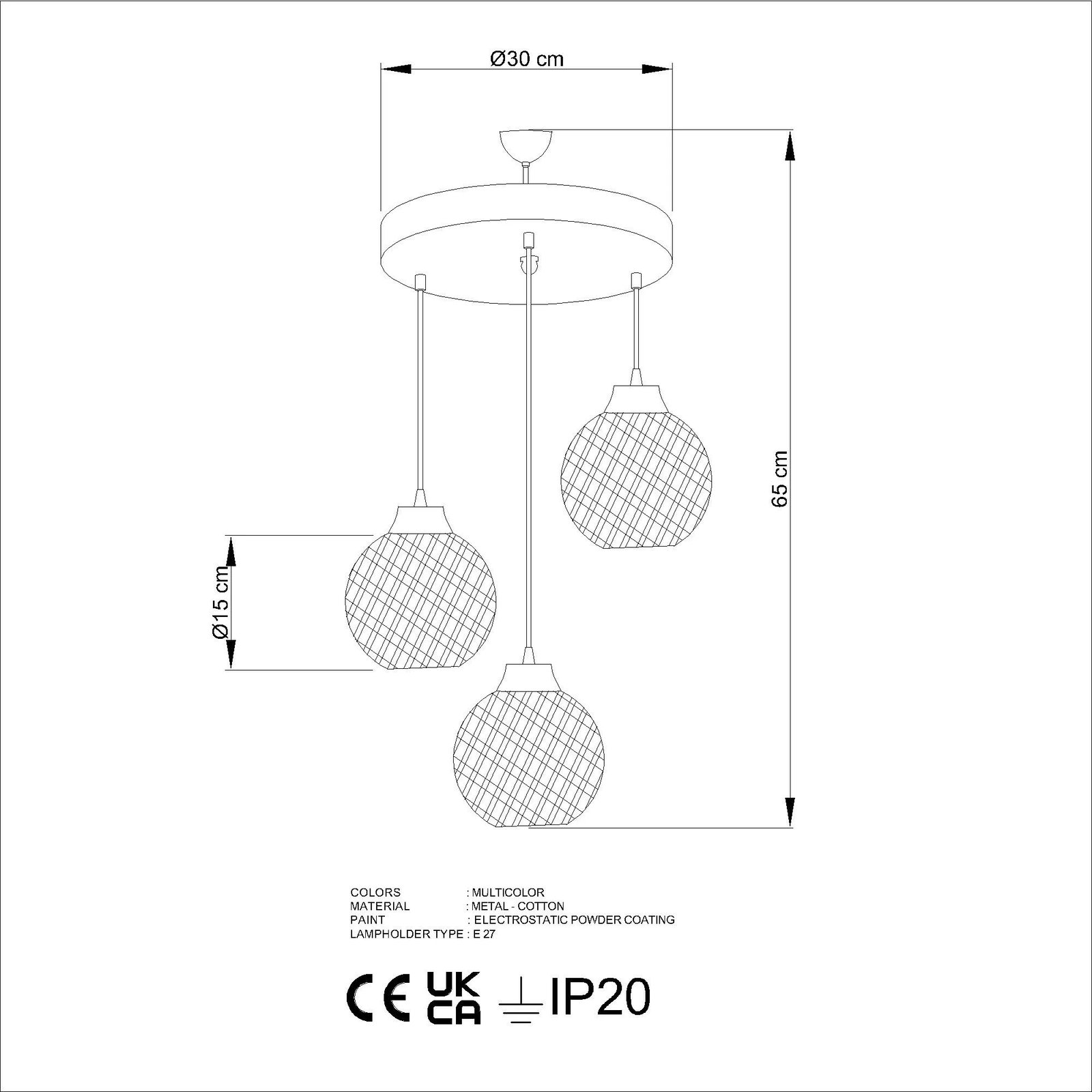Llambë tavani Opviq, shumëngjyrëshe, SP006 Llambë tavani Opviq, shumëngjyrëshe, SP006