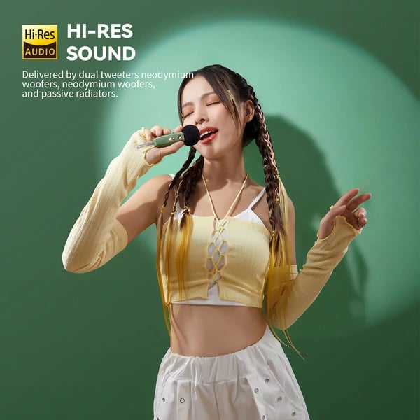 Mikrofon & Altoparalant DIVOOM DitooMic (Gjelbërt)