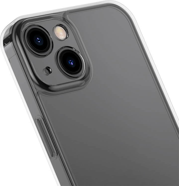 Mbështjellës Baseus Frosted Glass për iPhone 13 Pro, i zi + xham i temperuar