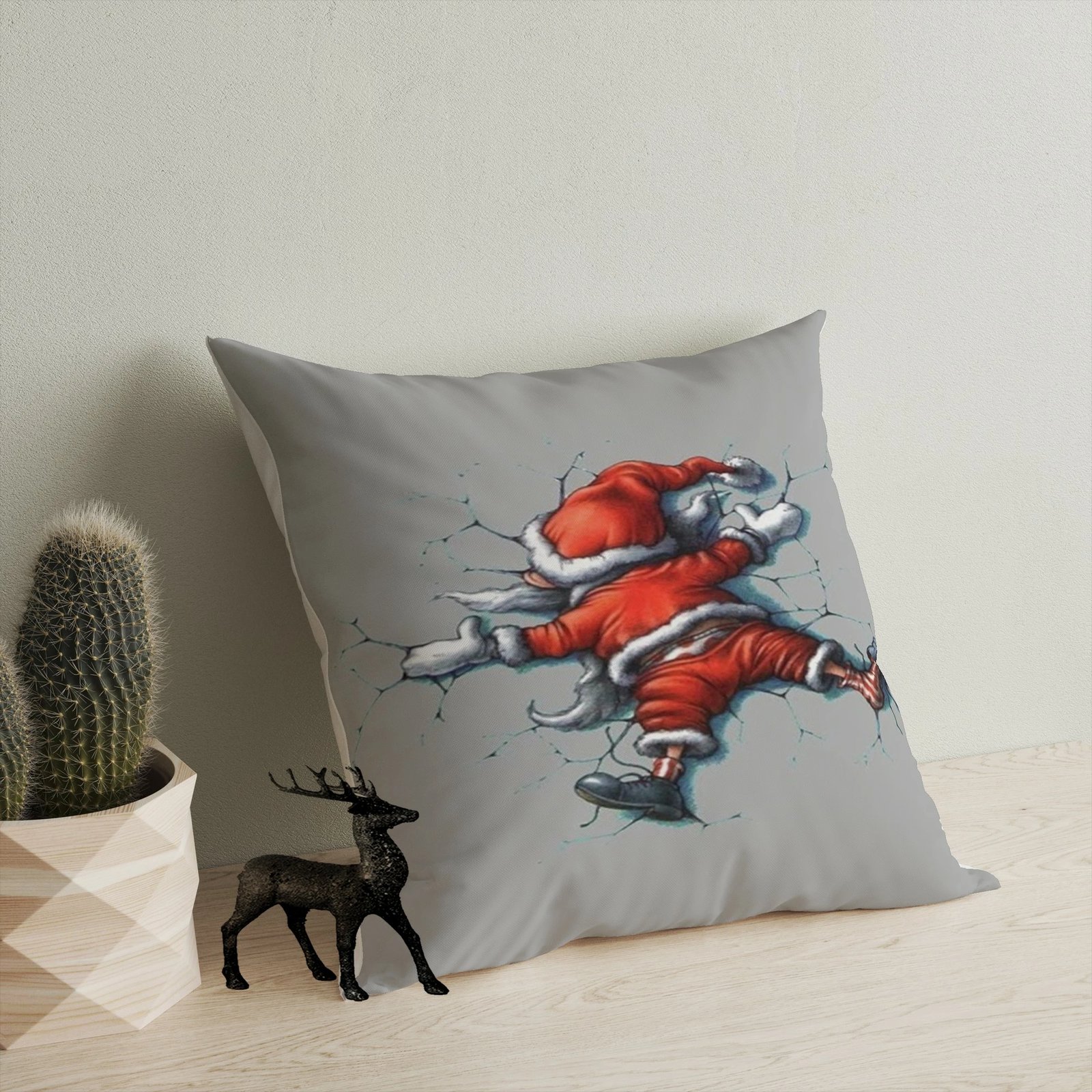 Jastëk dekorativ multingjyrësh, Santa Claus, Evila Originals, YY202326, 43x43cm