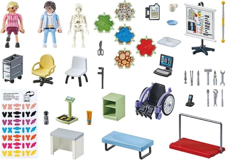 Set lodrash Playmobil Action Heroes 71617 Orthopedic Ward, 69 pjesë
