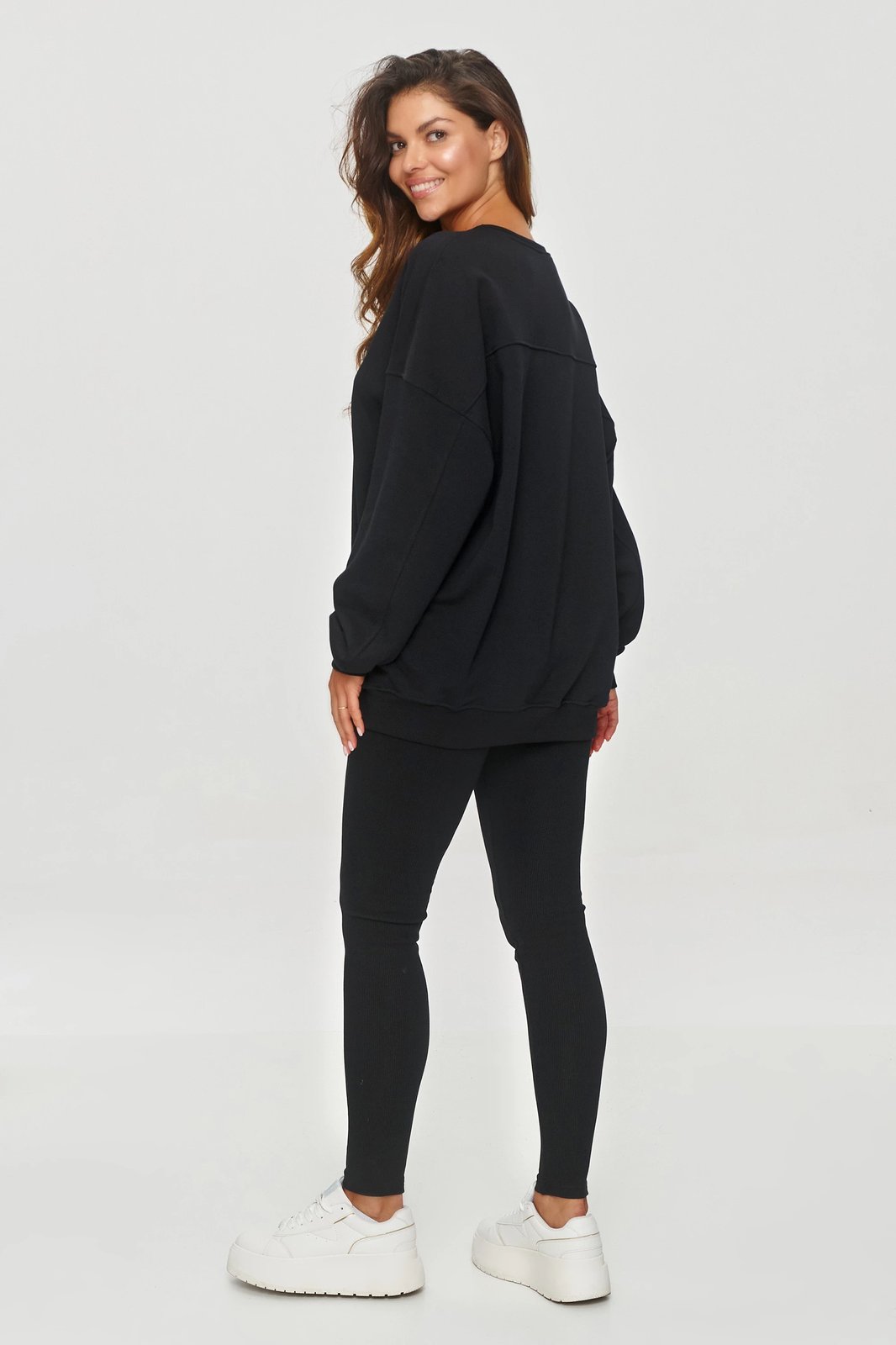 Leggins Makadamia 209665 femra, të zeza
