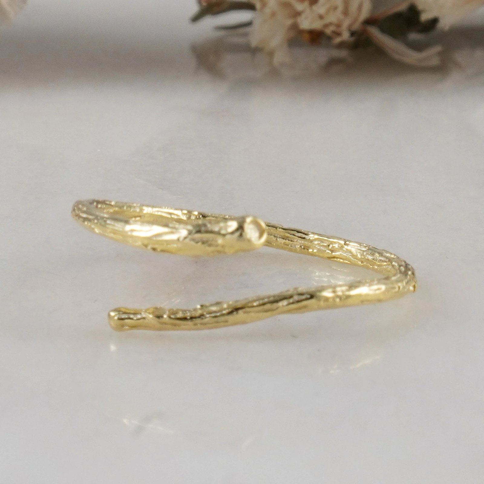 Unazë argjendi Jumeon, ngjyrë ari, 11689G