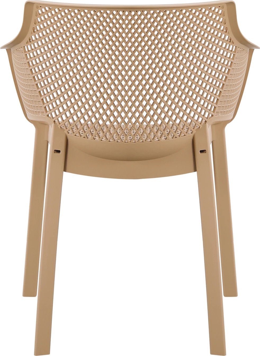 Karrige me mbështetëse për ngrënie, polipropilen, ngjyrë kapuçino, PEGGY FH6368.03, 60x55x79cm