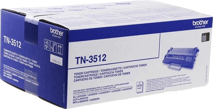 Toner, Brother, TN-3512, rendiment 12000 faqe, i zi