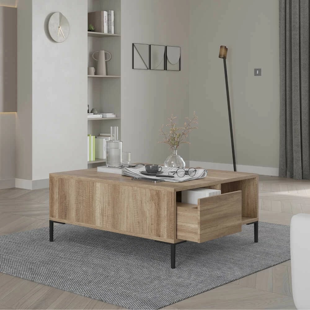 Tavolinë e ulët Hanah Home, ngjyrë taupe, Shp-660-Tt-1