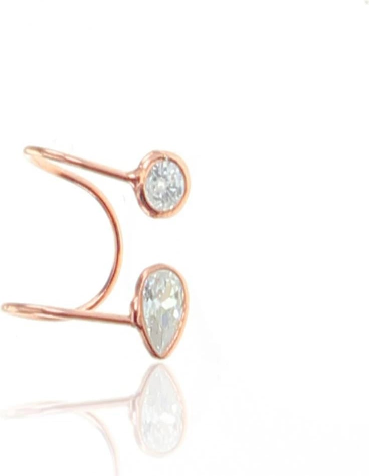 Vathë argjendi ngjyrë rozë gold Jumeon, 8981