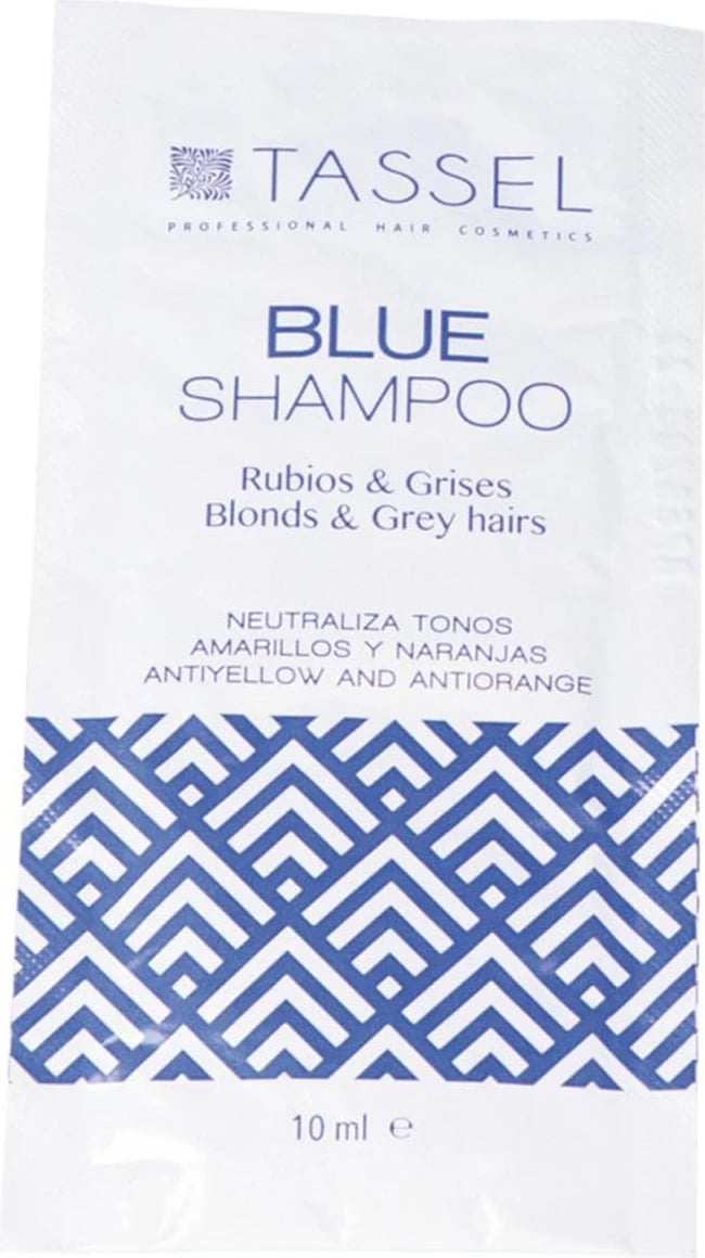 Shampon për flokë bionde dhe gri Eurostil Blue, 10ml