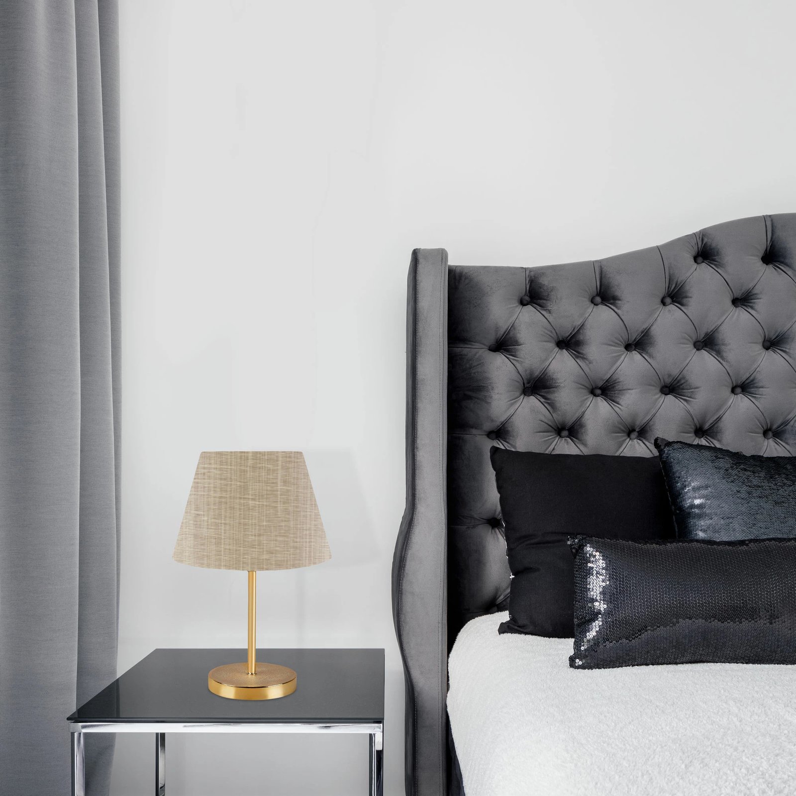 Llambë tavoline Opviq, AYD-2851, bezhë dhe ari