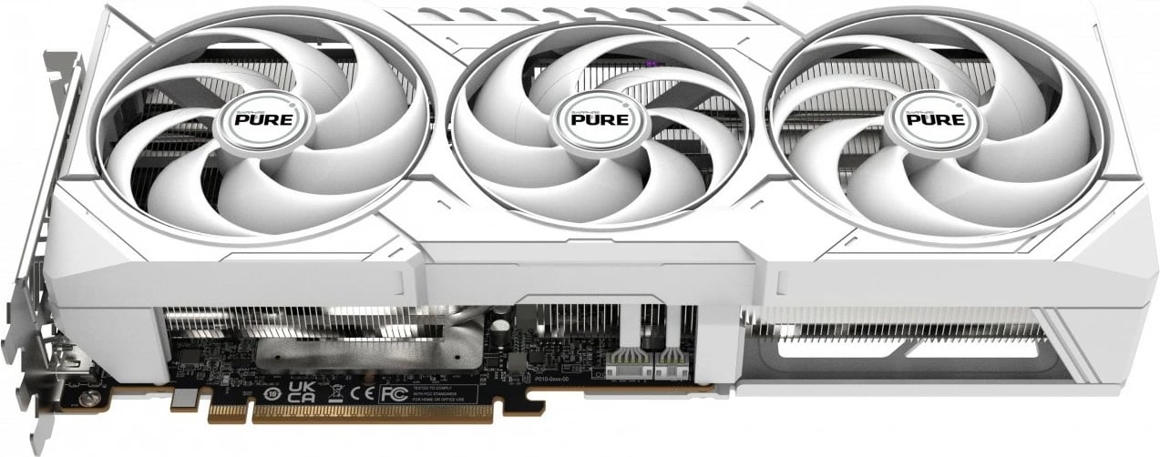 Kartelë grafike Sapphire Radeon RX 9070 XT PURE, 16GB GDDR6, 256-bit, e bardhë