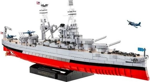 Set blloqesh Cobi Klocki Pennsylvania-Class Battleship Executive Edition, 2088 pjesë, 2-në-1
