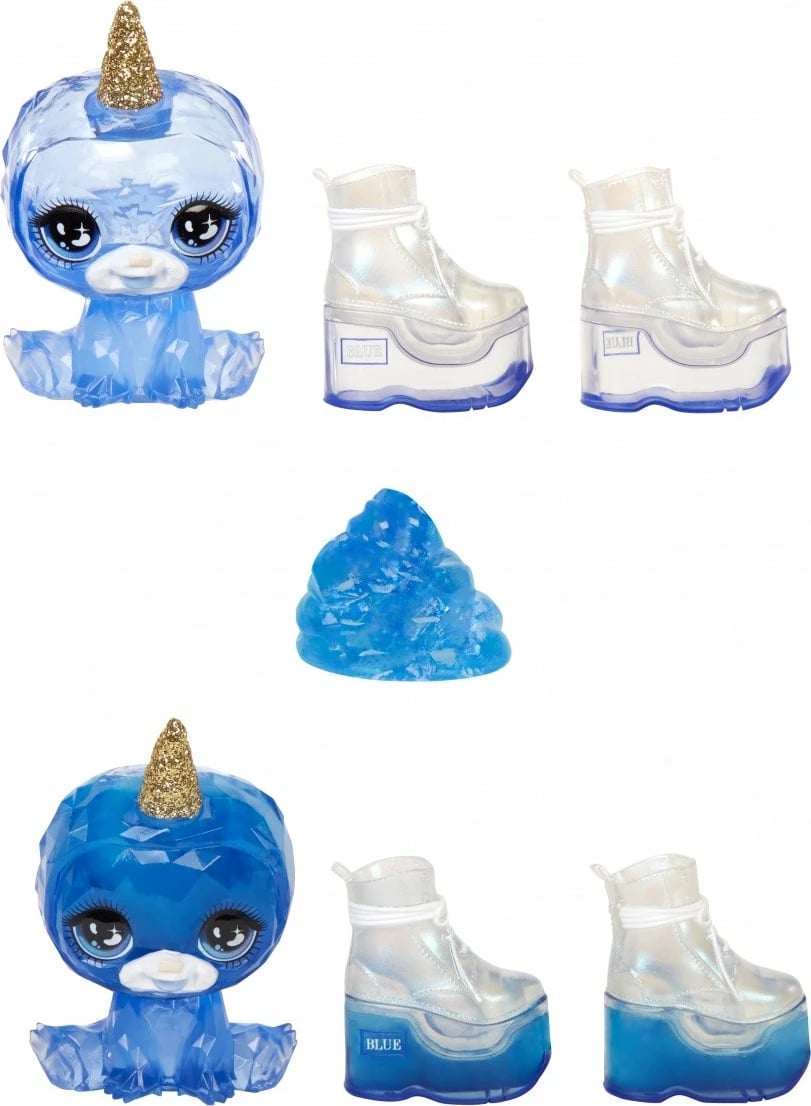 Kukull Rainbow High Skyler, MGA, 120216-EU, me kafshë magjike dhe slime, Blu