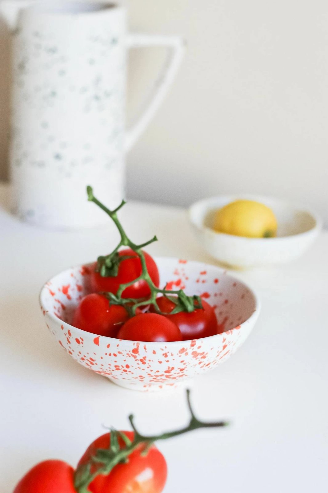 Enë qeramike, Hermia Concept, BSM536, portokalli dhe e bardhë