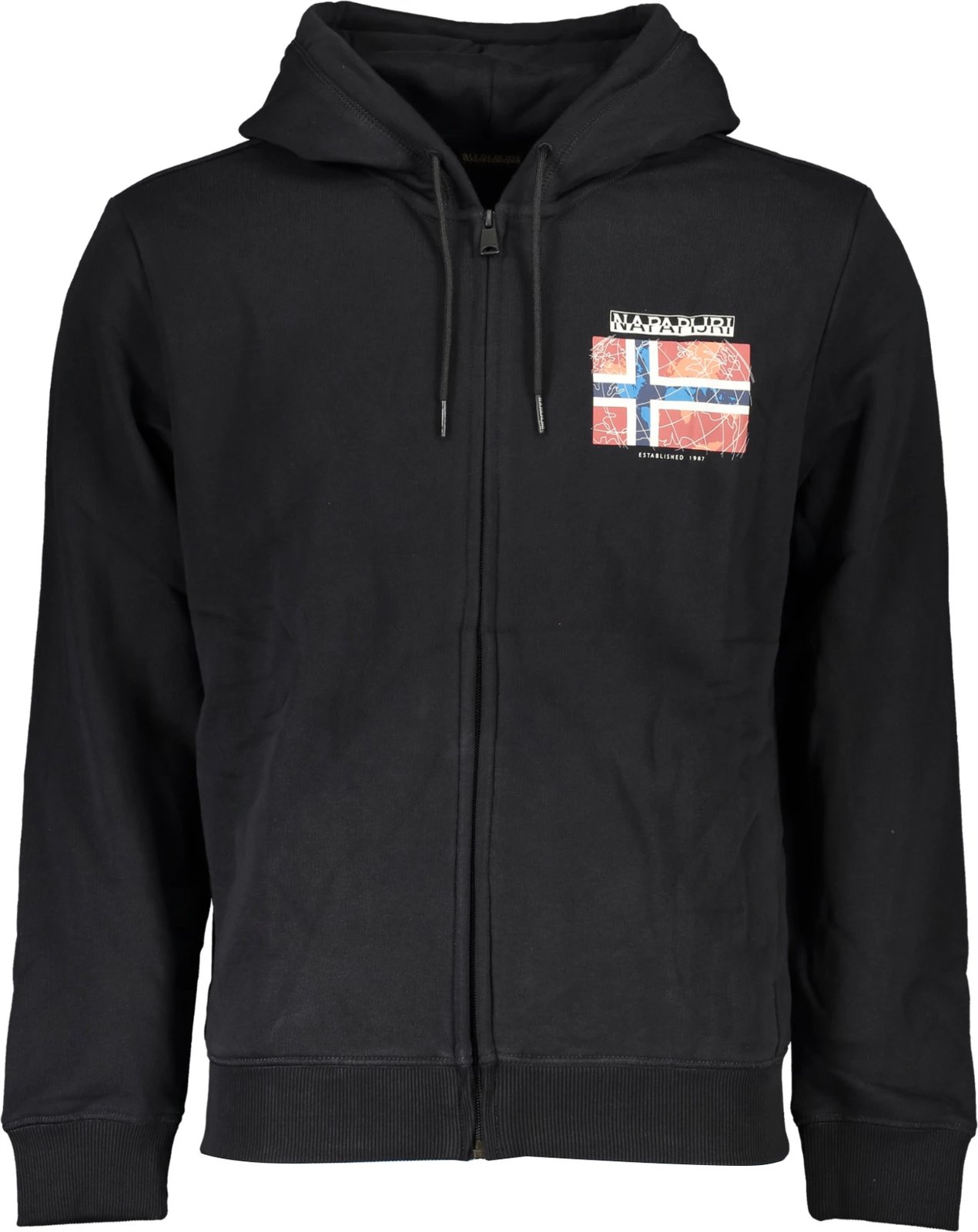 Duks për meshkuj NAPAPIJRI zip, i zi