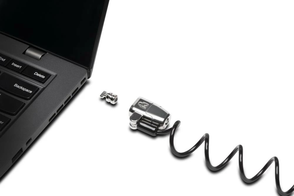 Kabllo sigurie për laptop Kensington ClickSafe 2.0, 1.8m, me çelës, e zezë/metal
