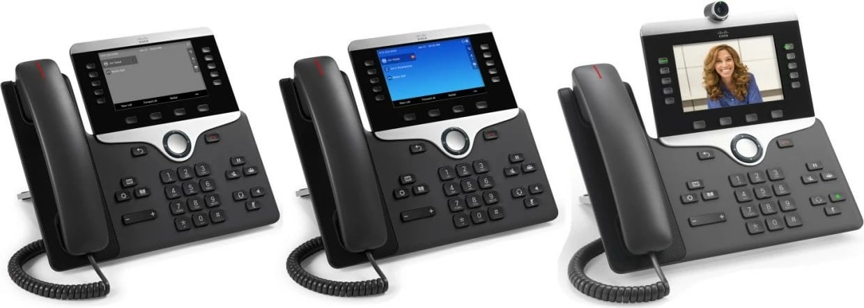Telefon IP Cisco 8851, ekran 5 inç, Bluetooth, i zi