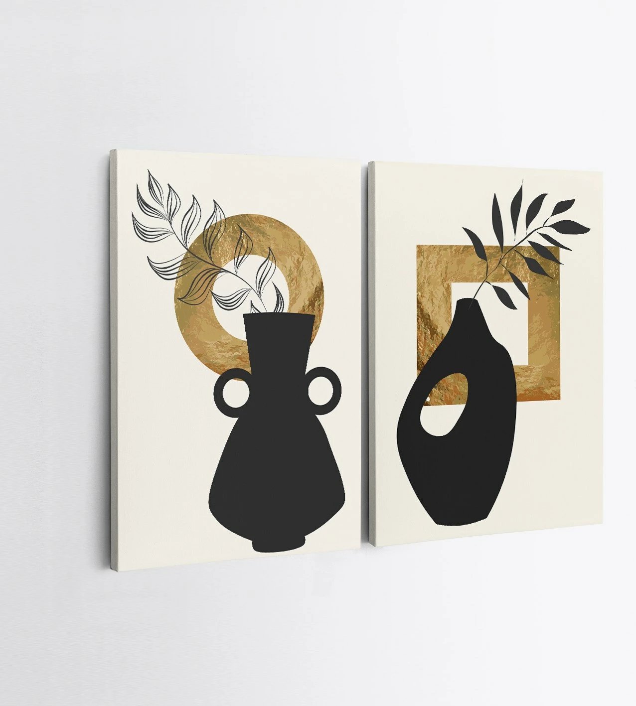 Pikturë dekorative në kanavacë (2 copë), Wallity, 2KNV4279, 50x70