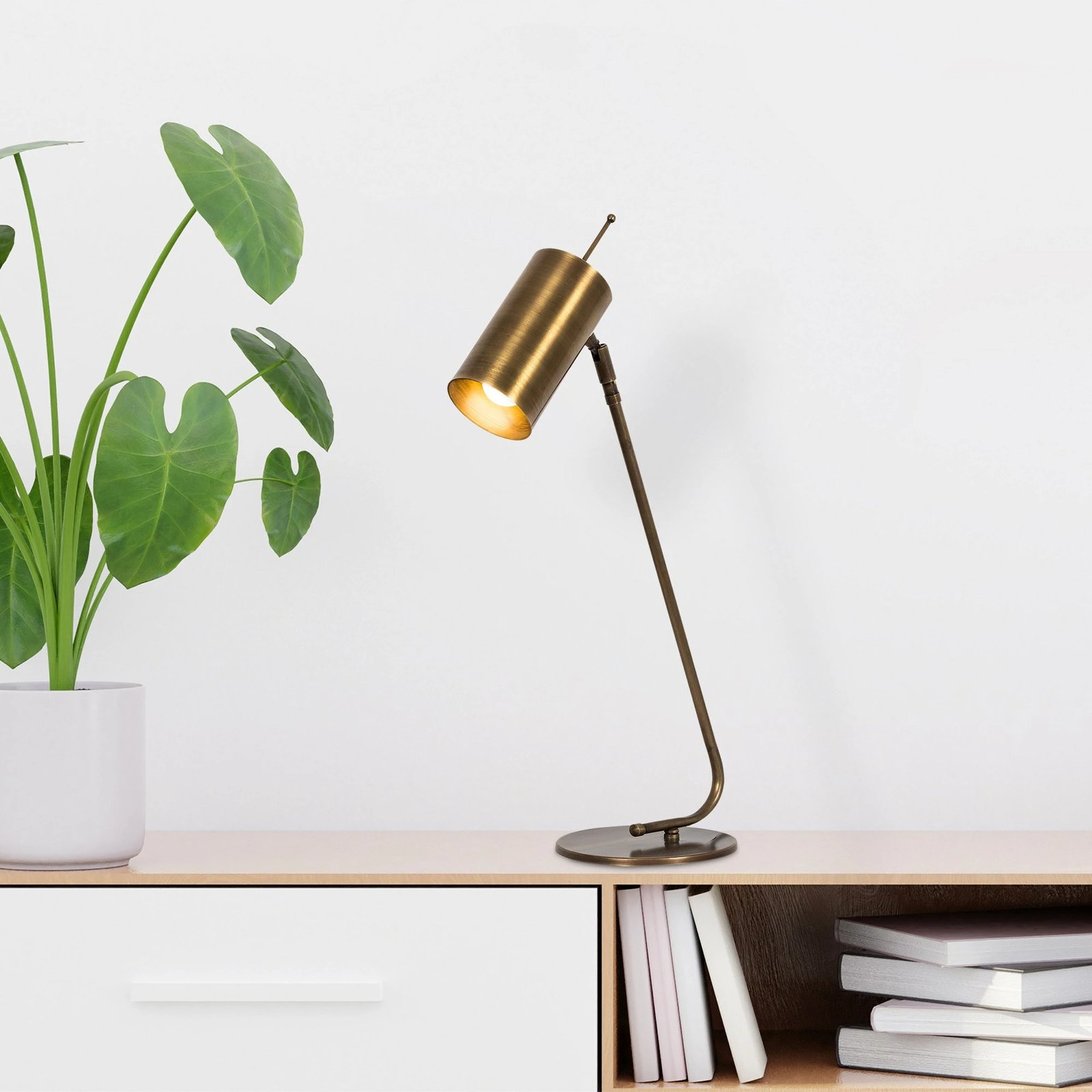 Llambë tavoline Opviq, Sivani, MR-613-US, ngjyrë vintage