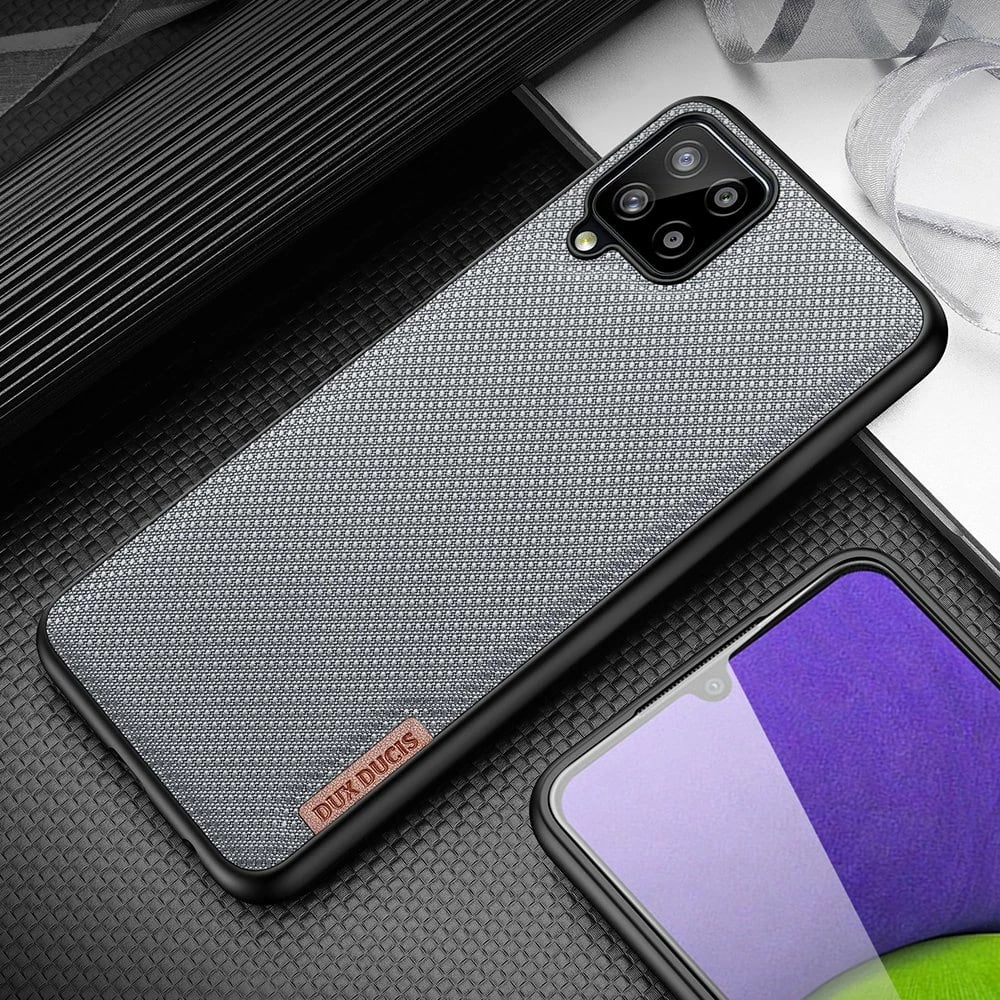 Mbështjellës Dux Ducis Fino për Samsung Galaxy A22 4G, najlon, Gri