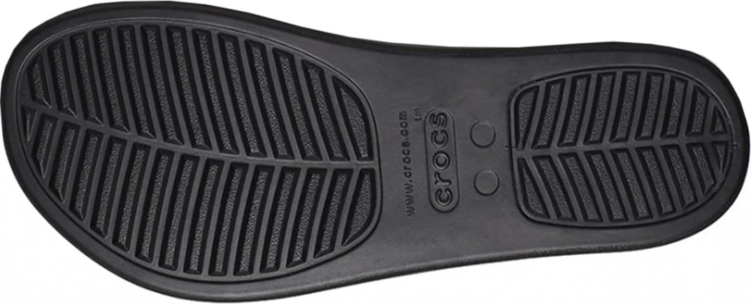 Sandale flip-flop për femra Crocs, të zeza