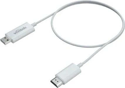 Adapter wireless prezantimi Vivitek VWD-01 Full HD, HDMI/USB, Wi‑Fi 2.4/5 GHz, kabllo 60 cm, i bardhë