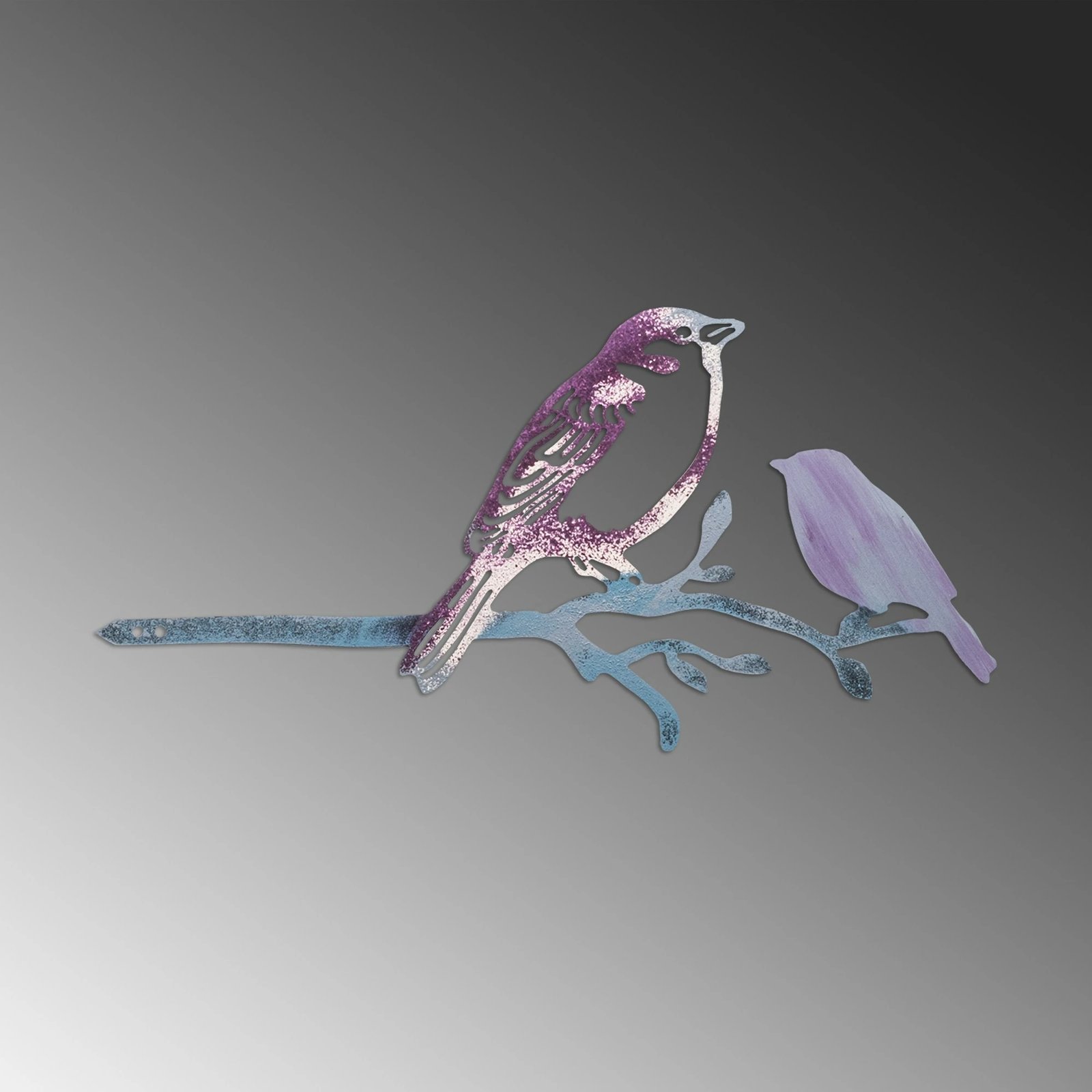 Objekt dekorativ për kopsht, Aberto Design, zog në degë, 22