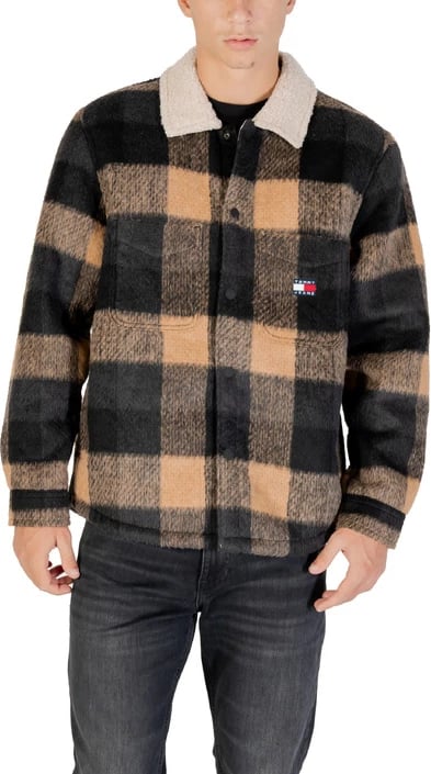 Jakne Tommy Hilfiger Jeans për meshkuj, e zezë