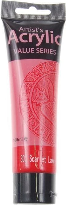 Ngjyrë akrilike PHOENIX 302 Scarlet, tub 100ml