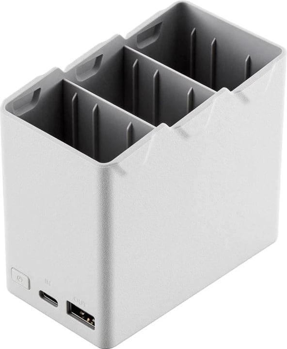 Hub karikues dyanshëm DJI Mini, CP.MA.00000500.01, për Mini 3 Pro/Mini 3/Mini 4 Pro, Gri
