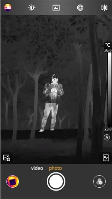 Kamerë termike Guide Sensmart M2SA, e zezë