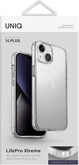 Mbështjellës UNIQ LifePro Xtreme për iPhone 14 Plus, Transparent