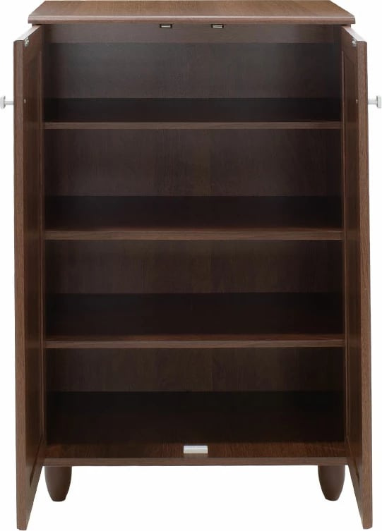 Dollap këpucësh SANTΟ 10 palë, ngjyrë arre, 60x34.5x91.5cm