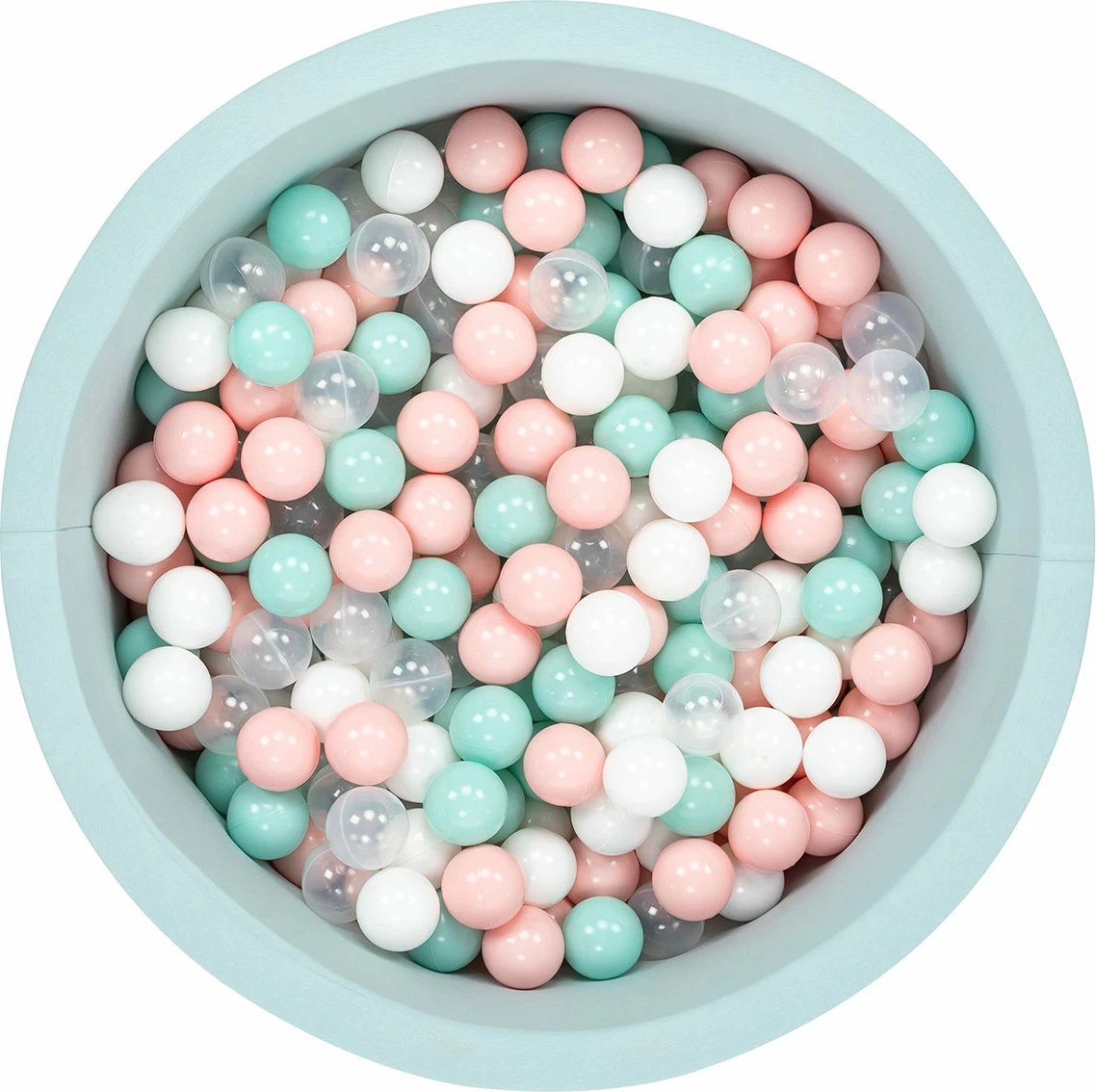 Pishinë me topa për fëmijë, Bubble Pop 200 v2, ngjyrë mint