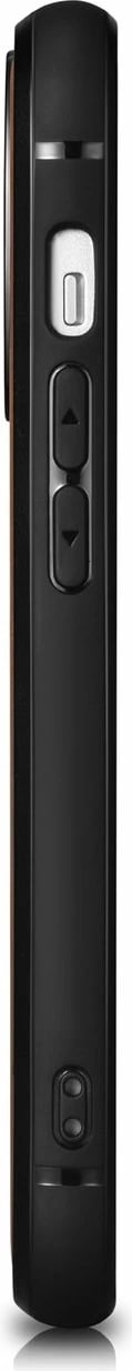 Mbështjellës iCarer për iPhone 14 Pro, lëkurë natyrale, Blu